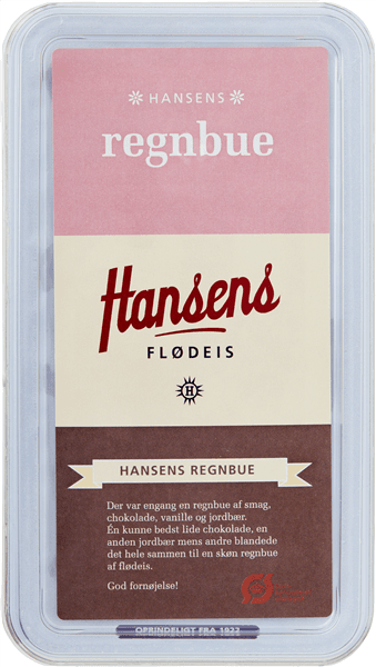 Regnbue Flødeis Øko