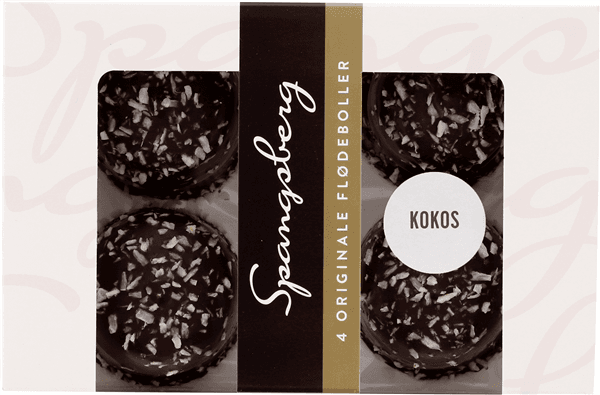 Flødeboller M/Kokos 4 Stk