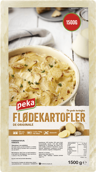Peka Flødekartofler 1,5Kg