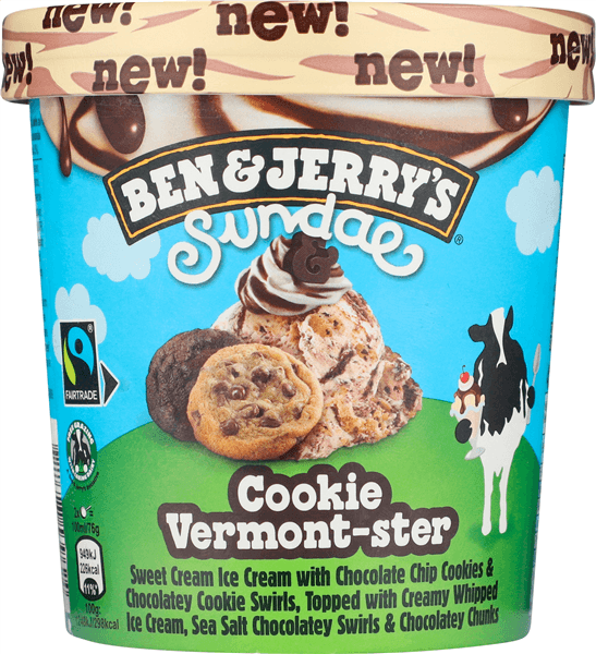 B&J Cookie Vermont-Ster