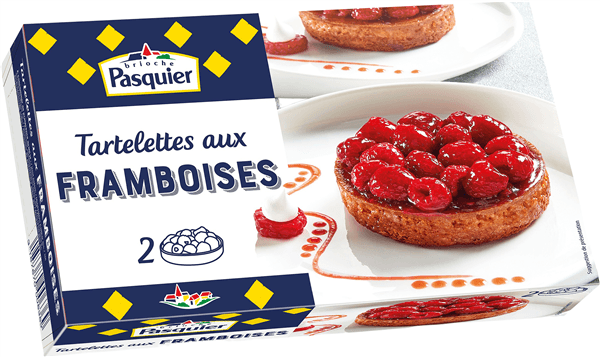 Hindbærtartelet 2 Stk